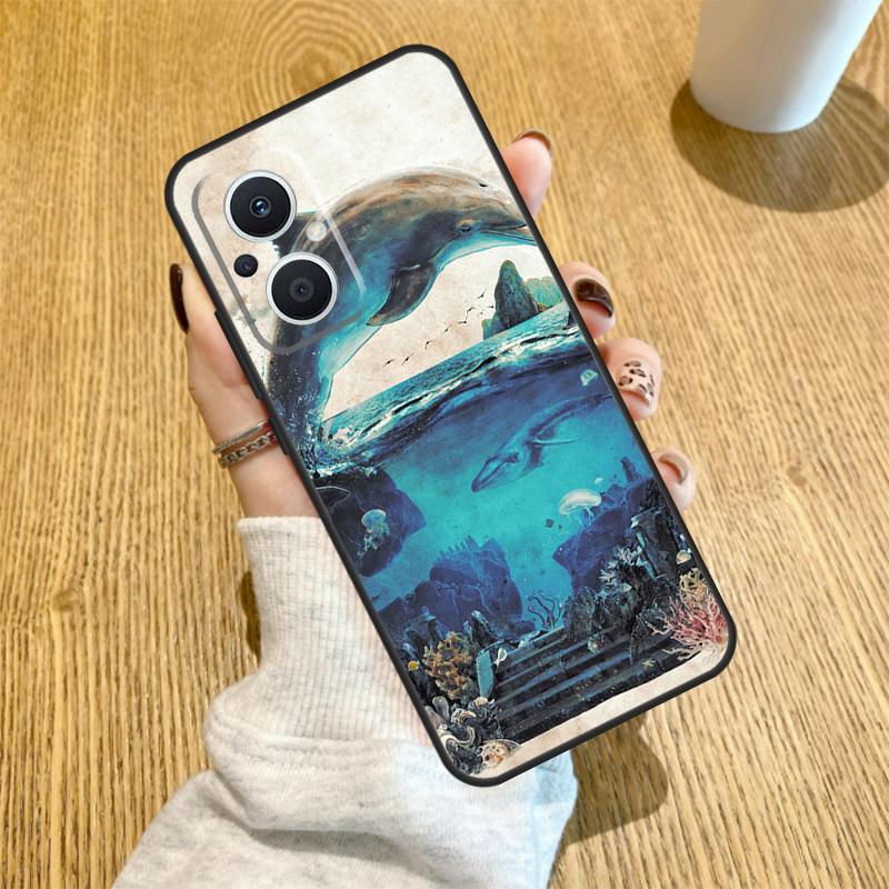 Dolphin Funda For OPPO Reno 14 F 10 11 12 13 Pro 13F 12F 11F 7 8 Lite OPPO Find X6 X5 X8 X9 Pro Case