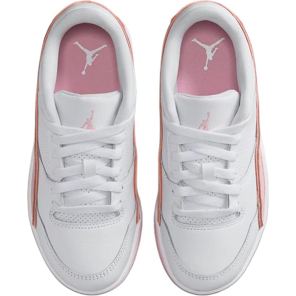 Jordan FLIGHT COURT Low top Children's Basketball Shoes Pink White Teenagers HF3333-161