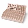 Beige Workshop Tool Organizer for Screwdrivers and Pliers
