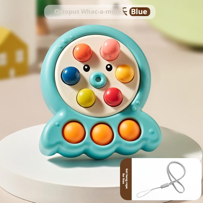 

Non-Toxic 1 Pc Mini Whack-A-Mole Hand-Eye Coordination Educational Toy Random Color Children S Pinch Finger Decompression Toy