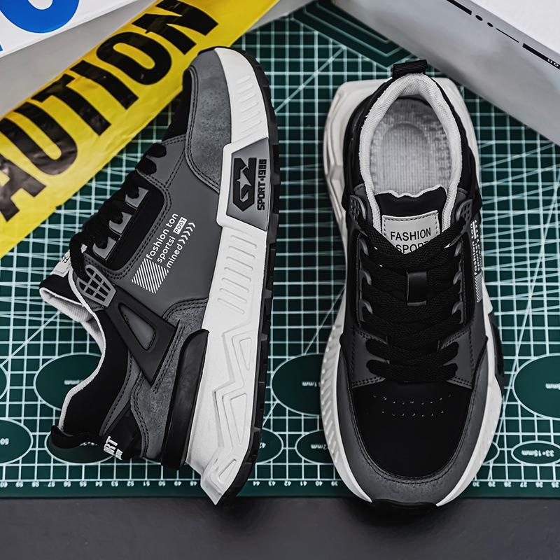 Autumn Youth Running Shoes Thick-soled Sports Shoes Students Wear Non-slip Casual Sneakers