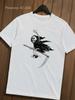 Grim Reaper with Scythe Print T-shirt