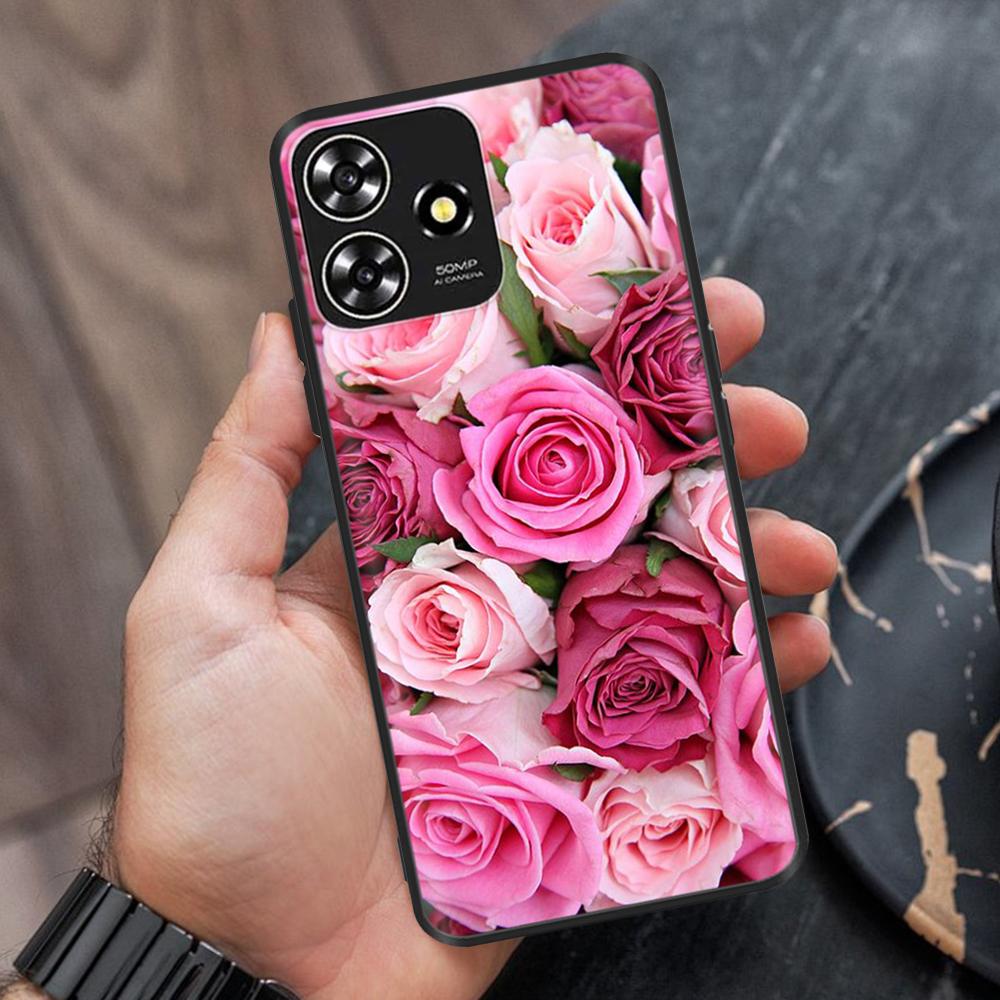For ZTE Blade A73 Case Soft Black Silicone Bumper Phone Cover Funda For ZTE Blade A73 5G Cases For ZTE Blade A73 4G Fundas Coque