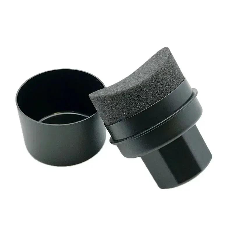 Auto Reifen Wachsschwamm Auto Wachs Applikator Pad mit Deckel Gebogene Form Einfaches Wachsen Reifen Schwamm Reifen Reinigungswerkzeuge Detaillierungsbürste