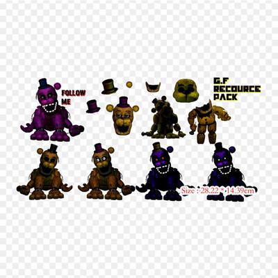 Fünf Nächte bei Freddy's 2 Fünf Nächte bei Freddy's 4 Animatronics Bügelbilder für Kleidung, T-Shirt, Tasche, Wärmeübertragungsaufkleber zum Aufbügeln
