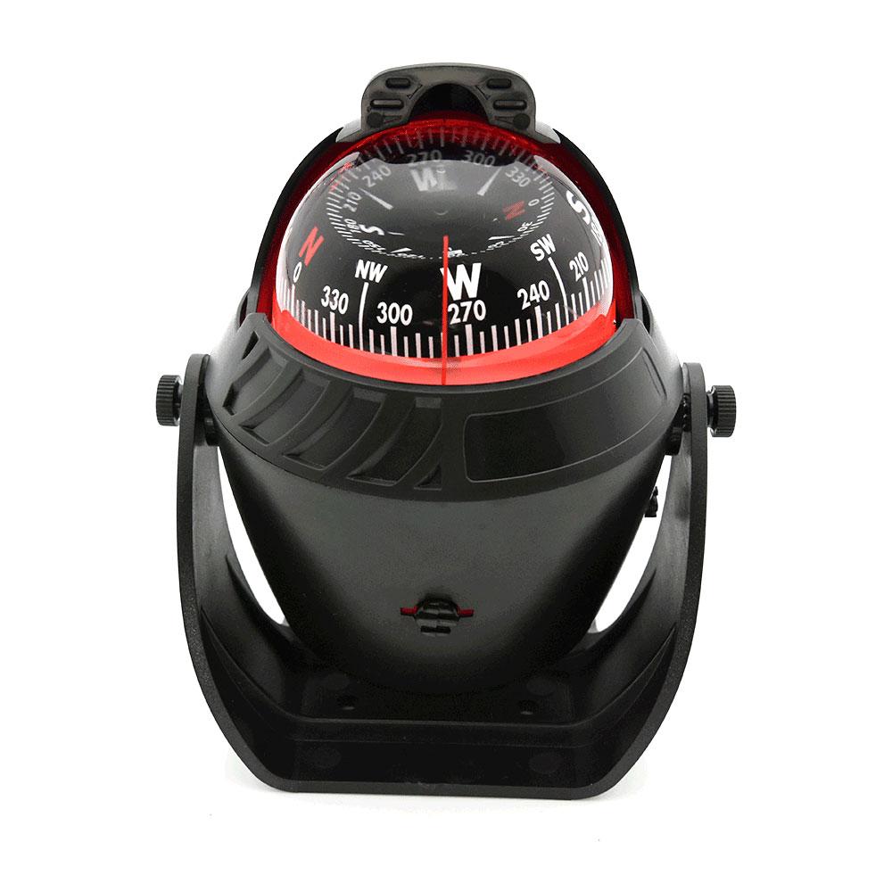 AD Waterproof Compass With Electronic LED Light Nautical Sea Pivoting Marine Boat Compass For Marine Navigation Positioning