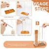 2 in 1 Incense Holder for Sticks Anti-Ash Flying Incense Burner with Glass Ash Catcher and Sticks Organizer for Meditation Yoga