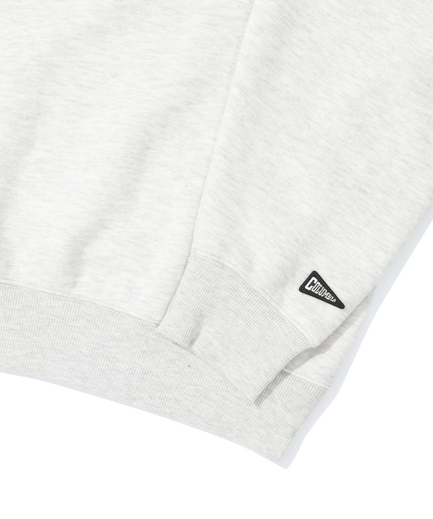 COLUMBIA UNIVERSITY Ny Blackseries Over-Fit Fleece Sweatshirts Oatmeal