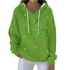 Fashion Men Women's Hoodies Christmas Green Fur Monster Print Pullover Cartoon Casual Sweatshirt Hoodies Long Sleeve Clothing
