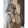 Lamb Wool Cardigan, Vest, Jacket for Women's Autumn and Winter New Models, Stacked with a Small Vest, Lamb Wool Vest.