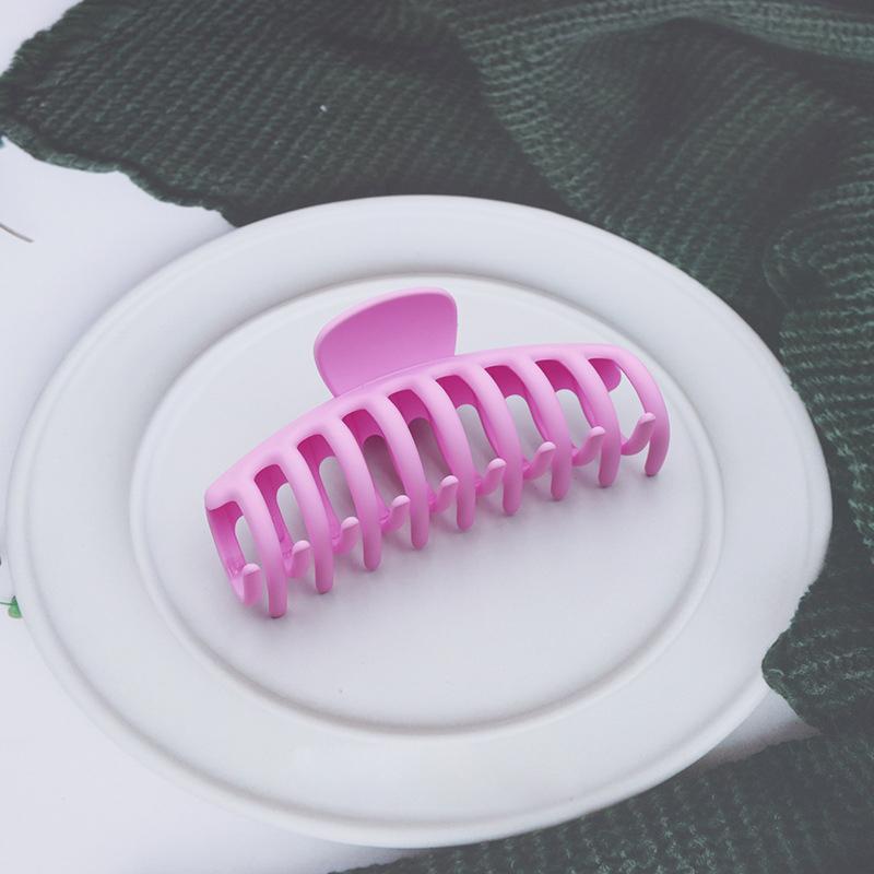 New Large Size Hair Claws for Women Claw Clip Korean Headdress Soild Color Crab Hair Clip Hairpin Fashion Hair Accessories