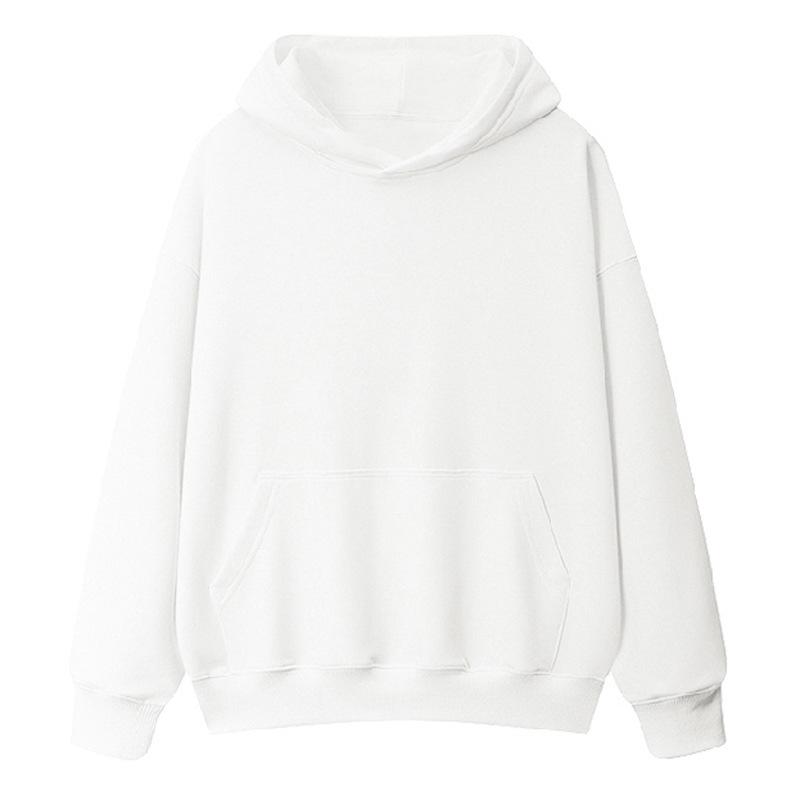 

Женский однотонный свитшот с капюшоном - Новинка осени, свободного кроя, с логотипом на заказ. XL (suggested weight 130-150 lbs)