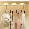 4 Pack Hat Organizer for Baseball Caps, Hat Rack for Caps Scar Handbag Stainless Steel Hat Hangers for Closet