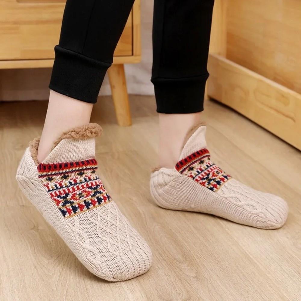 Thickened Design Floor Socks Colorful Sleeping Socks Creative Thermal Slipper Socks Home Wear