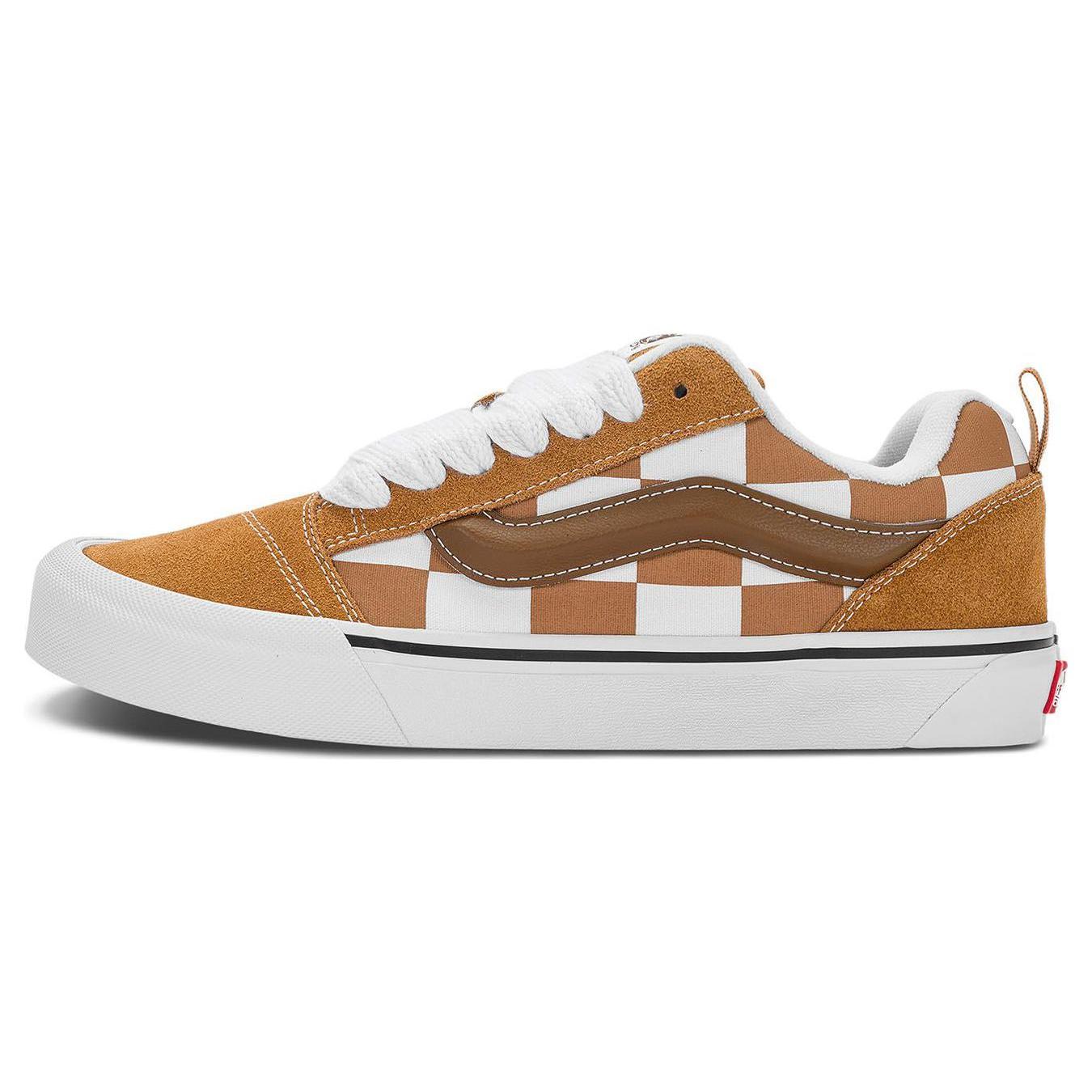 

New Vans Knu Skool Mega Check Brown VN000CRPBRO 35