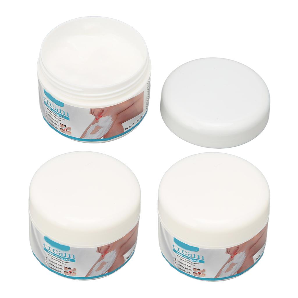 3 Boxes Hair Removal Depilatory Cream Mild Painless Smoothing Skin for Face Arms Legs Back Underarms Bikini Line
