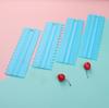 New 4pcsset Comb Cake Scraper Pattern Cream Scraperdiy Baking Tools Plastic Cream Scraper Set Baking Accessories