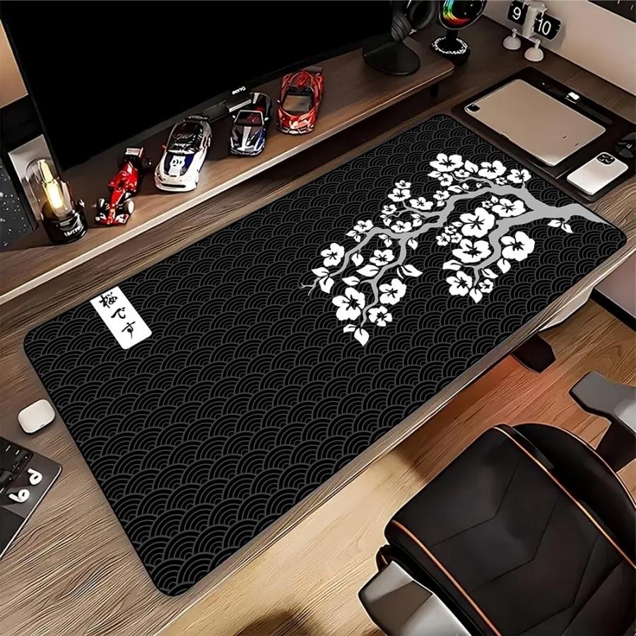 Cherry Blossoms Extended Mouse Pad Sakura Gaming Mousepad Gamer Desk mouse pad grande Large Keyboard Pads XXL Game Mouse Mat