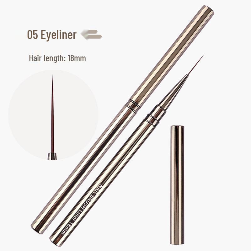 5-Piece Extra Fine Japanese Nail Art Pen Set for Detailing and Face Painting