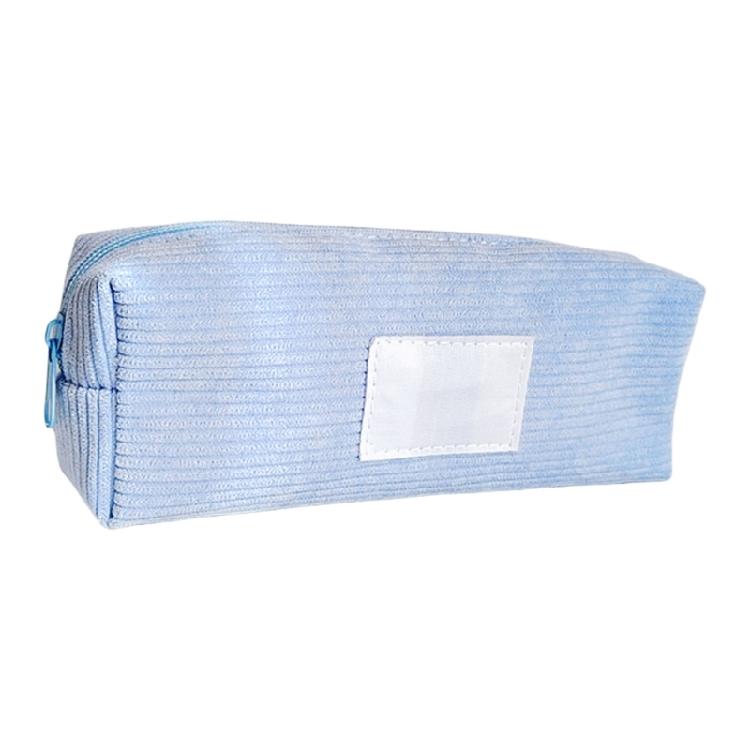 Candy Color Pen Bag Corduroy Pen Case Large Capacity Pencil Bag Japanese Styles Pencil Case School Office Supplies