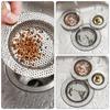 Stainless Steel Stopper Sewer Anti Clog Shower Waste Catcher Sink Strainer Mesh Trap Drain Filter