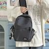 Schoolbag Korean version of simple small backpack versatile messenger bag men's casual men's sports breast bag women's large-capacity student shoulder