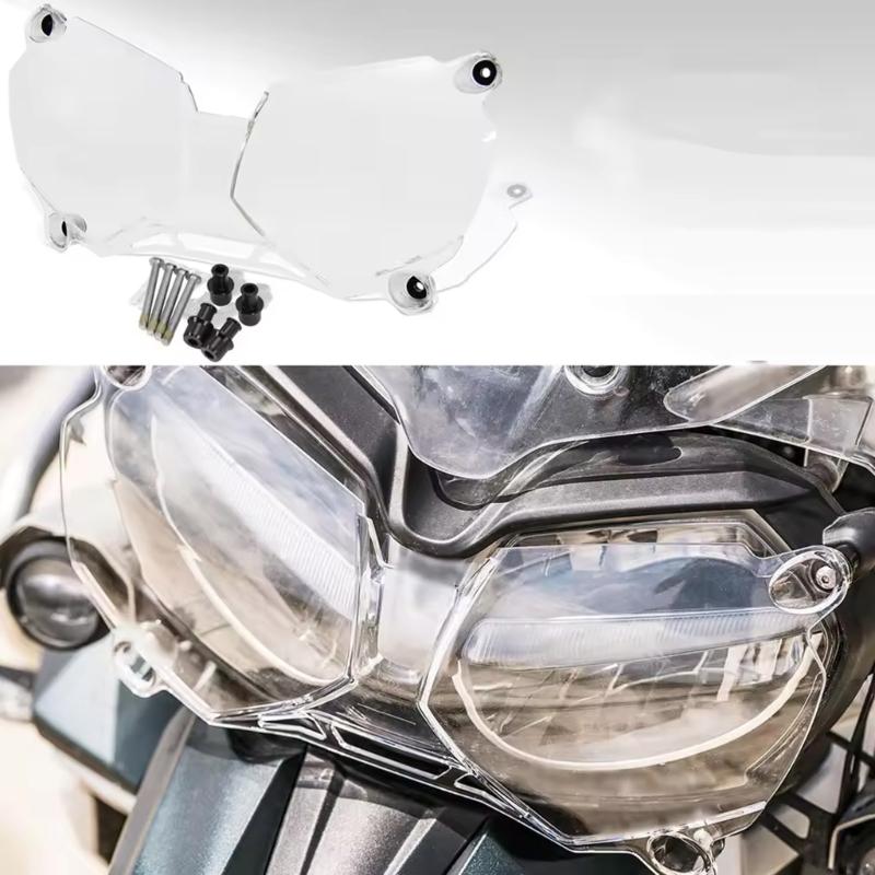 Heat Resistant Headlight Protector Cover Suitable for Adventure Motorcycles Lightweight Design Enhanced Lens Protection