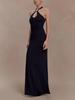 Women's Sexy Halter Slim Fit Bodycon Fishtail Long Dress - New Style for Europe & America
