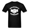 Solidarity Forever Peace T Shirt Tee Protest Anarchy Anarchist Hand Shake