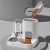 2-in-1 Automatic Cat Feeder And Water Dispenser Large Capacity Pet Food Feeder And Water Bowl for Small Medium Dogs Cats