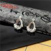 Water Drop Gemstone Setting Zinc Alloy Pendant Hairpin Ornament