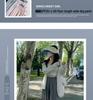 Plus Size Women's High-Waisted Wide-Leg Ice Silk Summer Pants with Split Drape and Sun Protection.