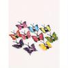 10 Pcs Butterfly Thumbnails, Decorative Thumbnails, Butterfly Thumbnails, Photo Wall Cork Colored Cute Thumbnails Back To School