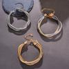 Exaggerated Necklace Woman - Unique Snake Bone Multi-Layer Triple-Wrapped Ring-Shaped Metal Necklace