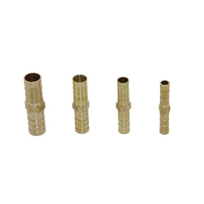 6mm 8mm 10mm 12mm Messing-Geradeverbinder mit Widerhaken für Gartenbewässerung, Luft, Kraftstoff, Wasserleitung, Gasschlauch, Aquariumschlauch, Kupferarmaturen