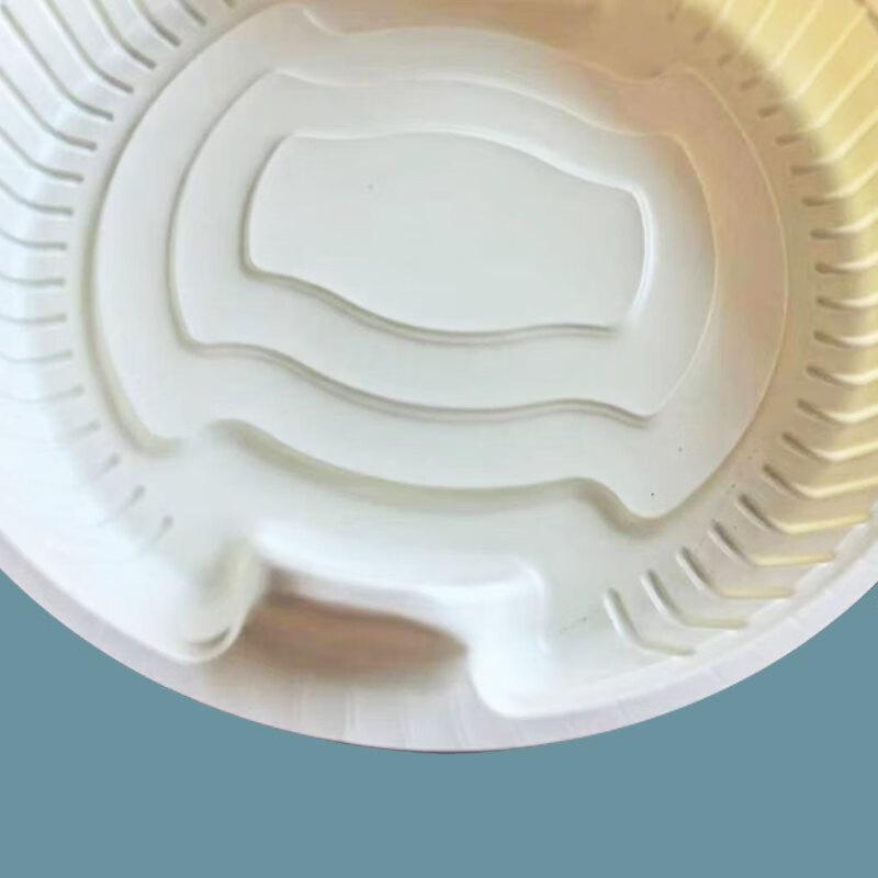 Biodegradable Corn Starch Disposable Round Lunch Box