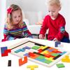 Wooden Puzzle Baby Early Education Fun Game Children Thinking Logic Square Toy Puzzle gifts for children