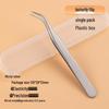 Eyelash Curler & Tweezers Set: Gold Feather Design for False Lashes and Extensions