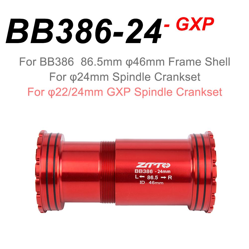 ZTTO BB386 Press Fit Bicycle Bottom Bracket And Install Tool Steel Ceramic Bearing 24 30mm MTB Road Bike BB DUB GXP Crankset