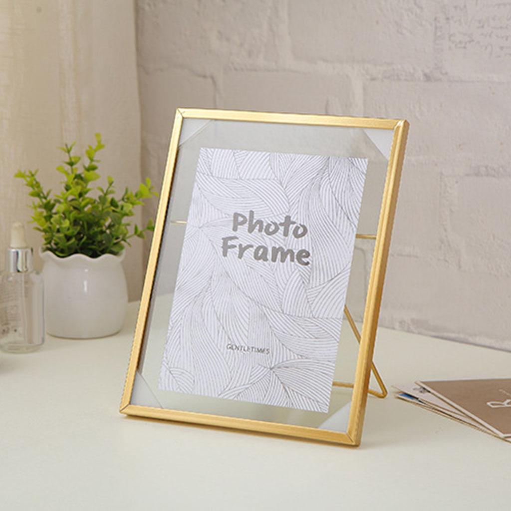 Modern Photo Frame Ornate Photo Frame Picture Frame Metal Floating Glass Artwork