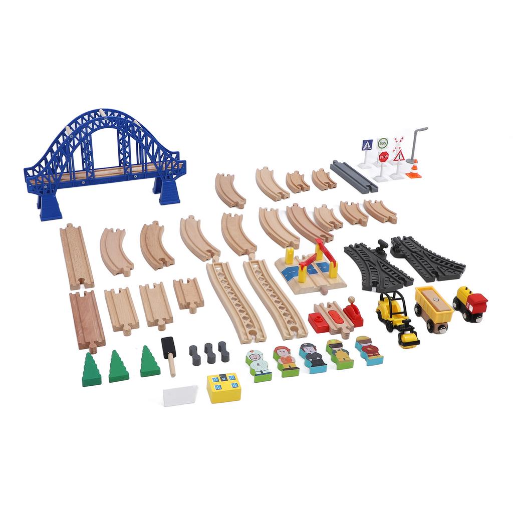 Electric Train Track Toy Set Interactive Educational Reliable Children Train Track Toy for Home