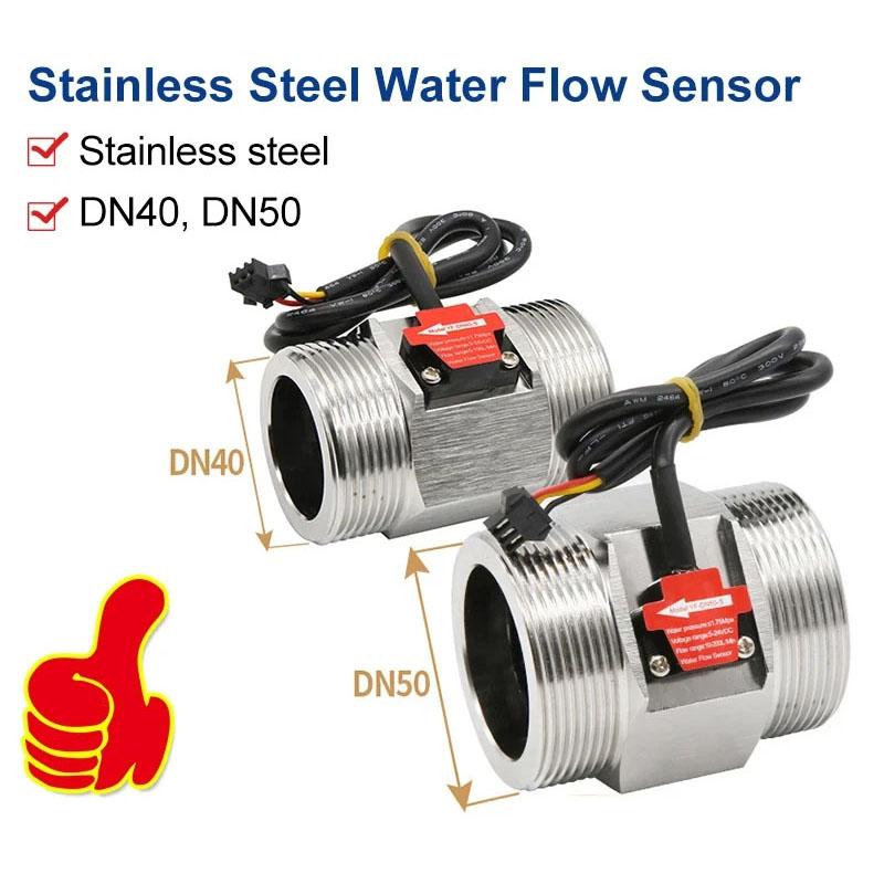 Intelligent Electronic Digital Flowmeter Meter Water Flow Sensor Measuring Flow Temperature Flow Velocity Integration G1 G1/2