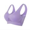 Sømløs Mesh Dame Sports BH Fitness Gym Løpeundertøy Støtsikker BH Trådløs 6XL Plus Size Pustende Yoga BH