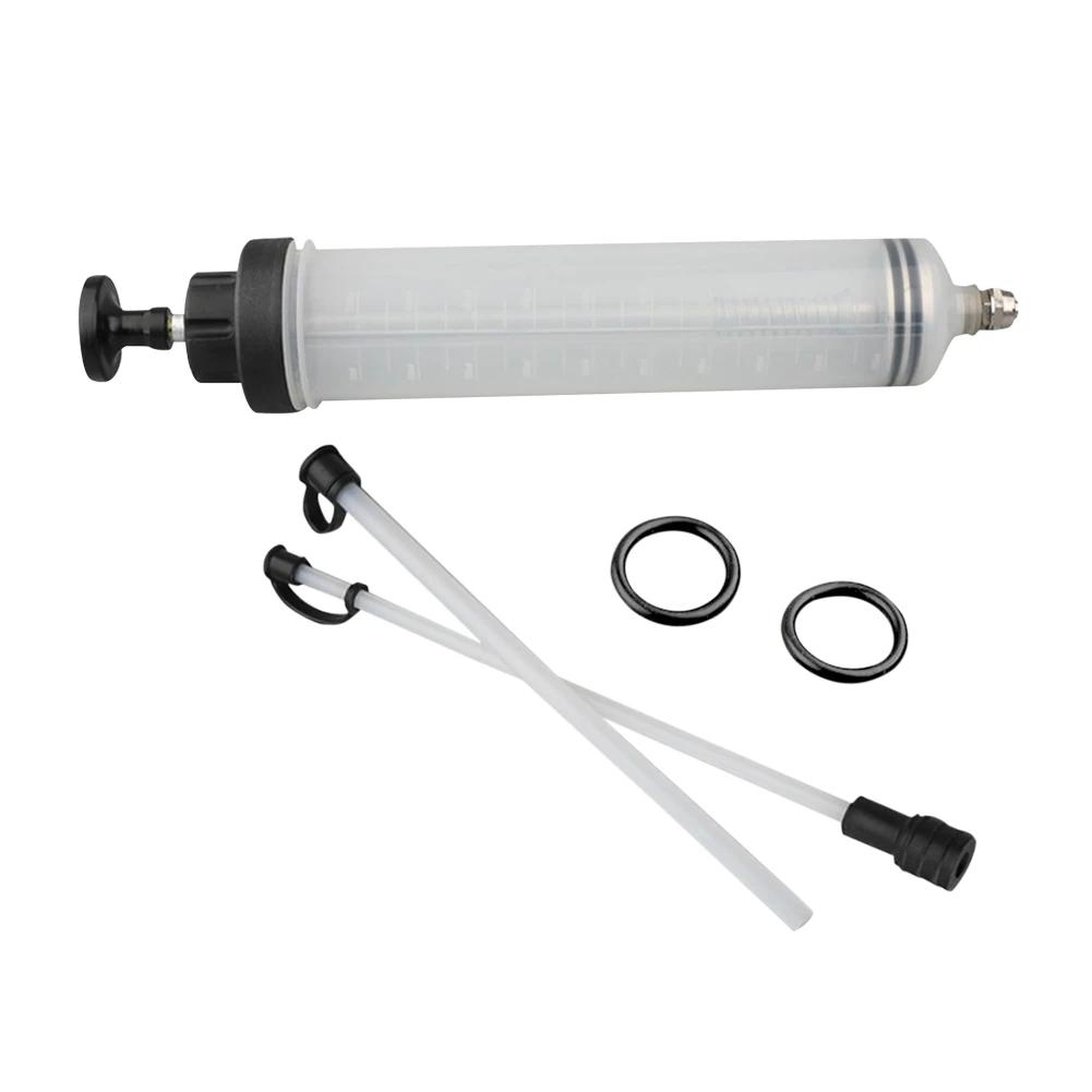 200ml/500ml Car Oil Fluid Extractor Portable Syringe Type Manual Suction Vacuum Fuel Car Transfer Transparent Kit for Automobile
