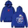 Hot Anime My Hero Academia Print Hoodie Cartoon Takami Keigo Hawks Graphic Sweatshirt Unisex Manga Vintage Pullover Hoodies