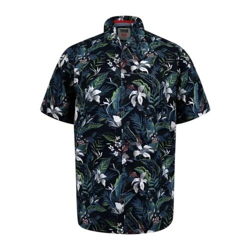 Duke Mens Corden D555 Hawaiian Kingsize Short-Sleeved Resort Shirt
