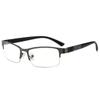 New Anti-blue Light Metal Reading Glasses Business Half Frame Classic Presbyopia Glasses Anti-fatigue Elderly Far Sight Glasses