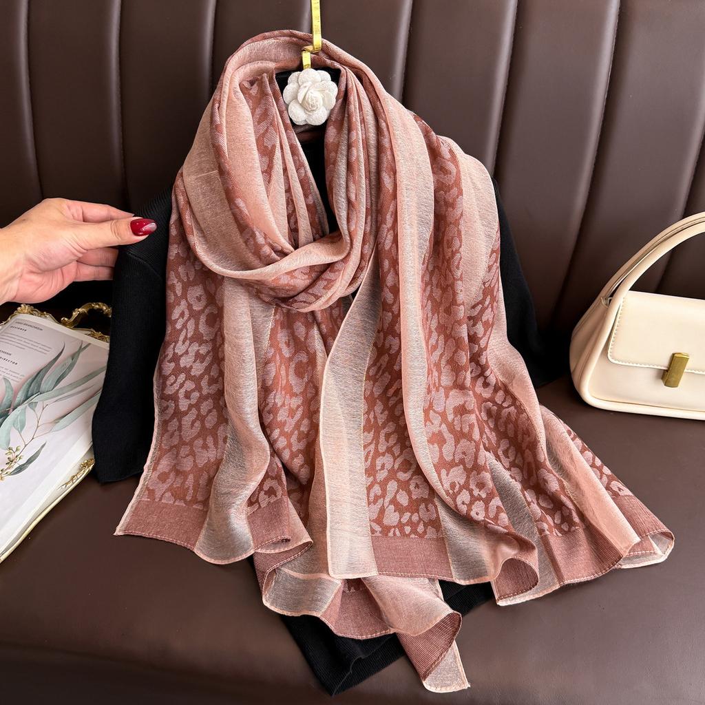 Brand Women Silk Scarf Female Stripe Foulard Femme Pashmina Shawls And Wrap Big Size Scaves Beach Towel Bandana Muslim Hijab