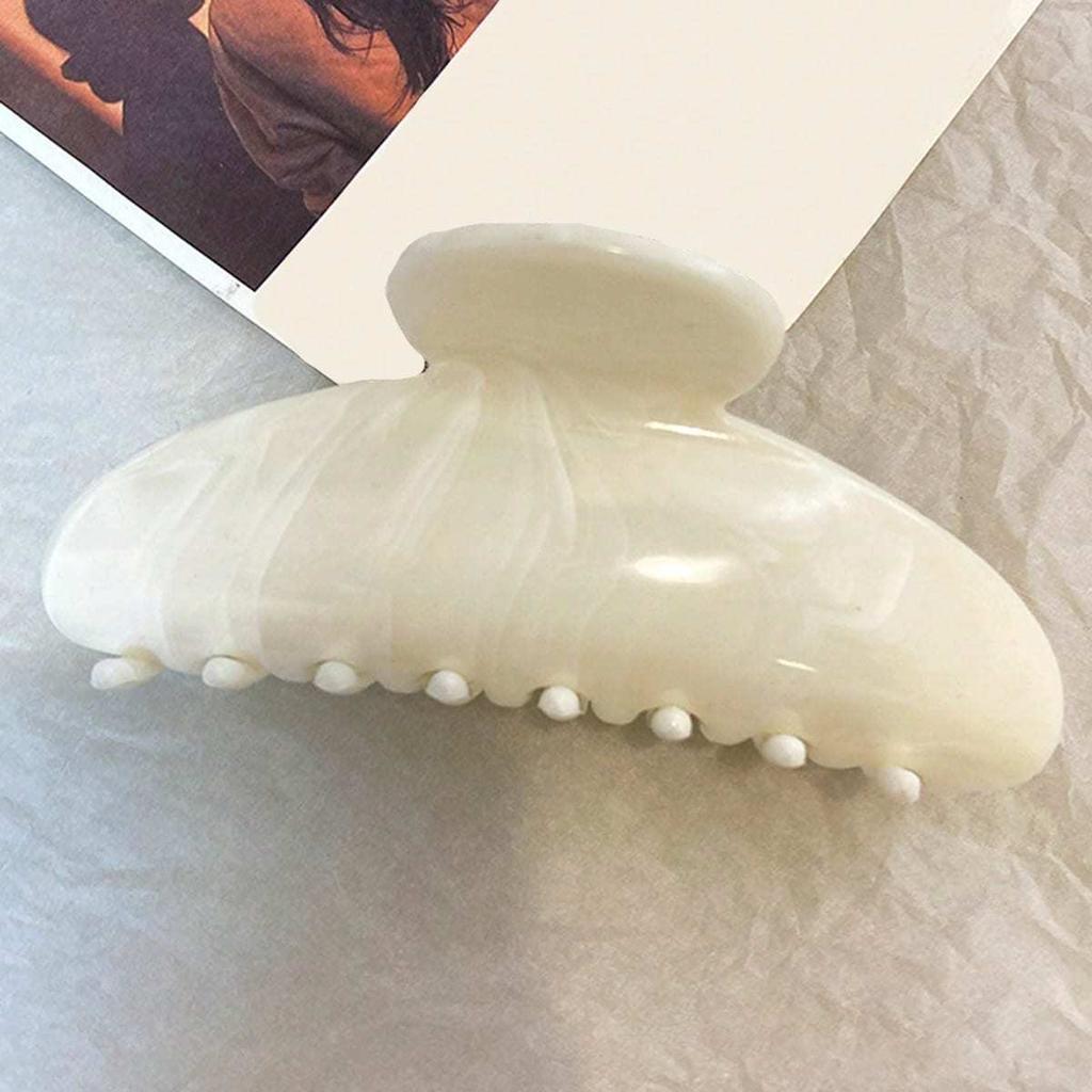 Minimalist Glossy Marble Texture Hair Clip Claw Clamp,Plastic Hair Accessories, Hair Claw, Claw Clips, Hair Clutch, Hair Jaw Clip
