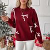 YYFS Women's Fashion Casual Fall Winter Long Sleeve O-Neck Sweaters